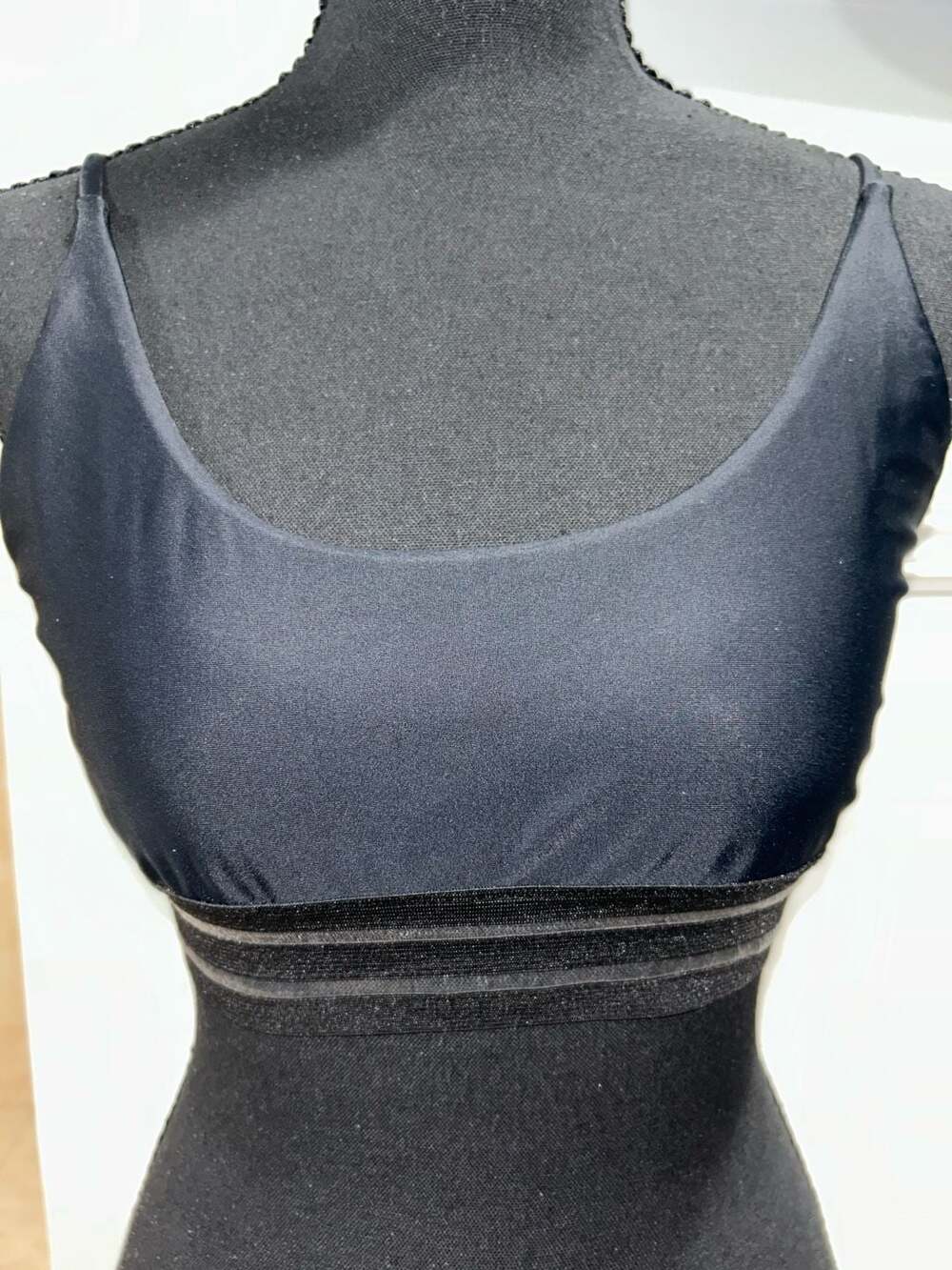 Black bathing suit top